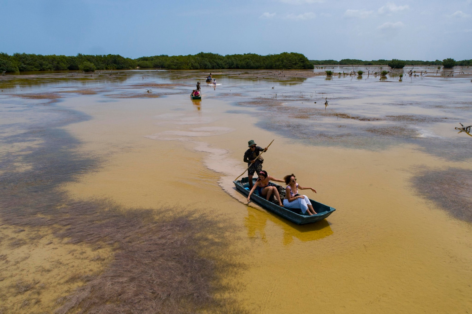 Paseo en lancha por el manglar de Sisal